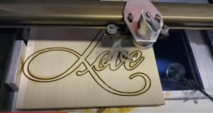 prevent marks while laser cut